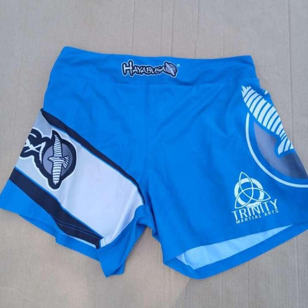 Hayabusa Trinity Martial Arts Fight Shorts | Blue | 36
